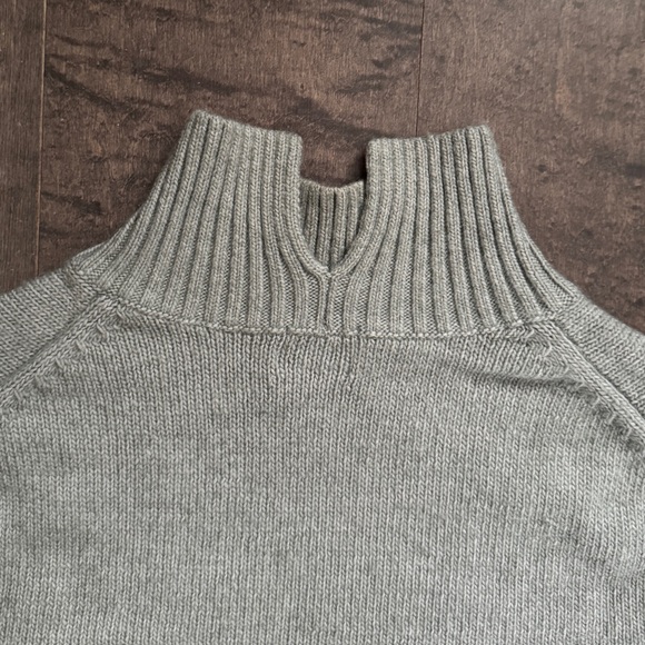Sage Green Tunic Sweater - Picture 4 of 4